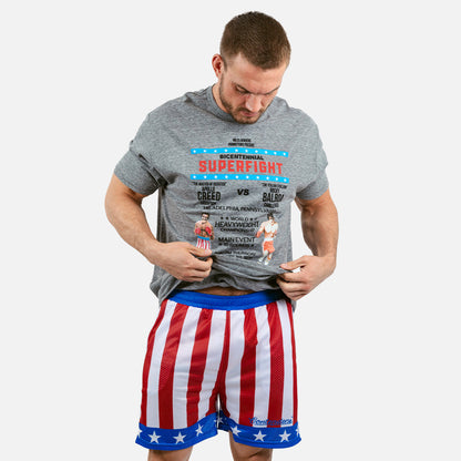Rocky Super Fight Poster Mens T Shirt