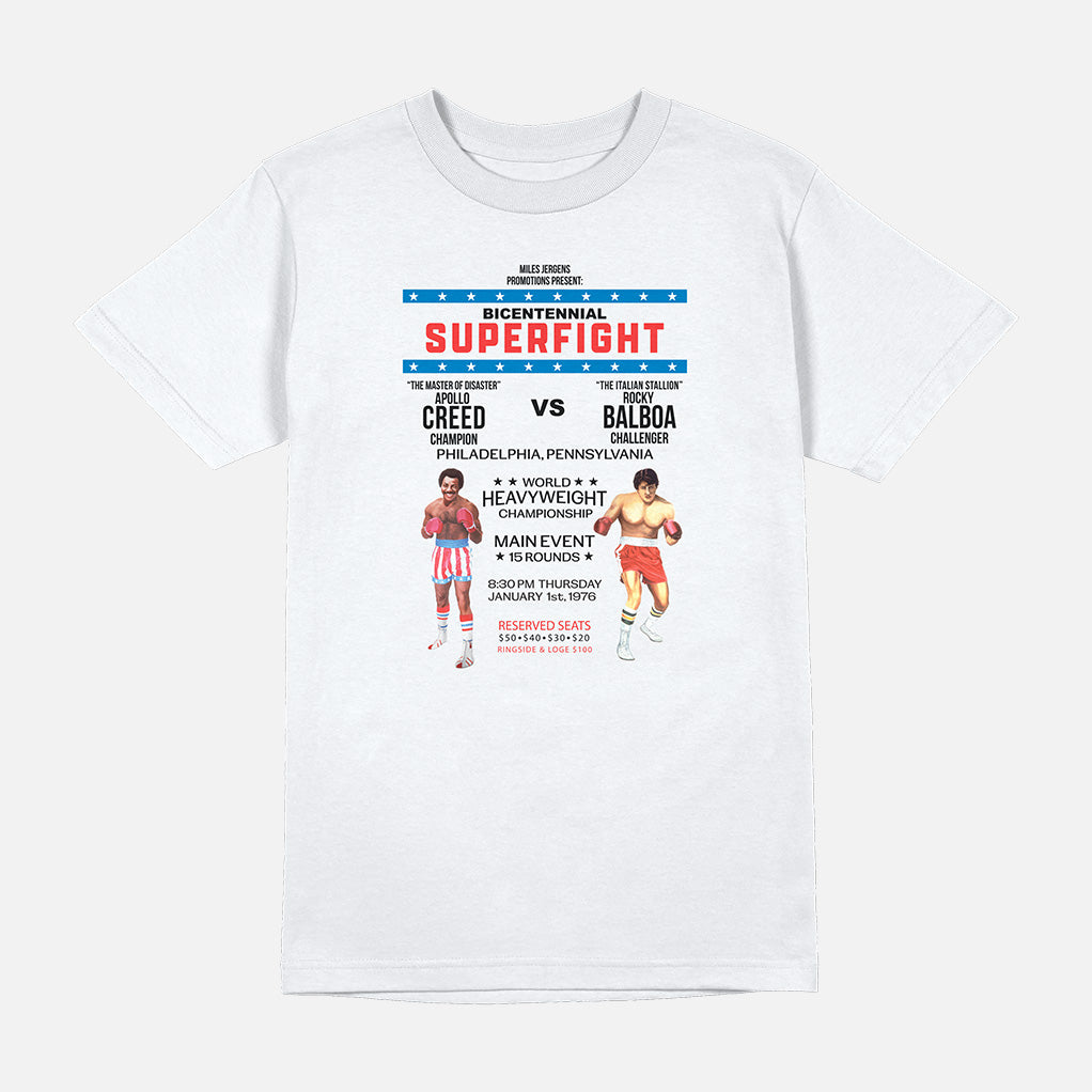 Rocky Super Fight Poster Mens T Shirt