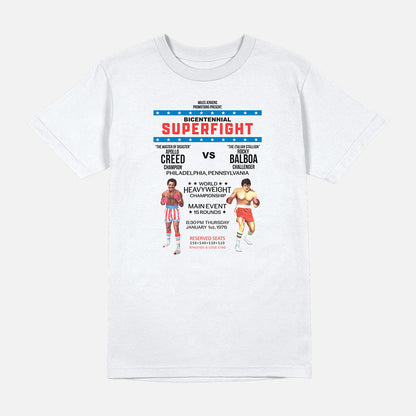 Rocky Super Fight Poster Mens T Shirt