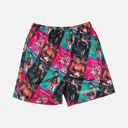 Sports Illustrated x Ali Covers Mens Mesh Active Shorts
