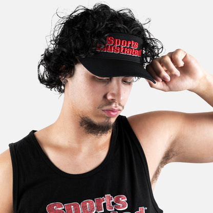 Sports Illustrated Si Retro Logo Visor Hat Black