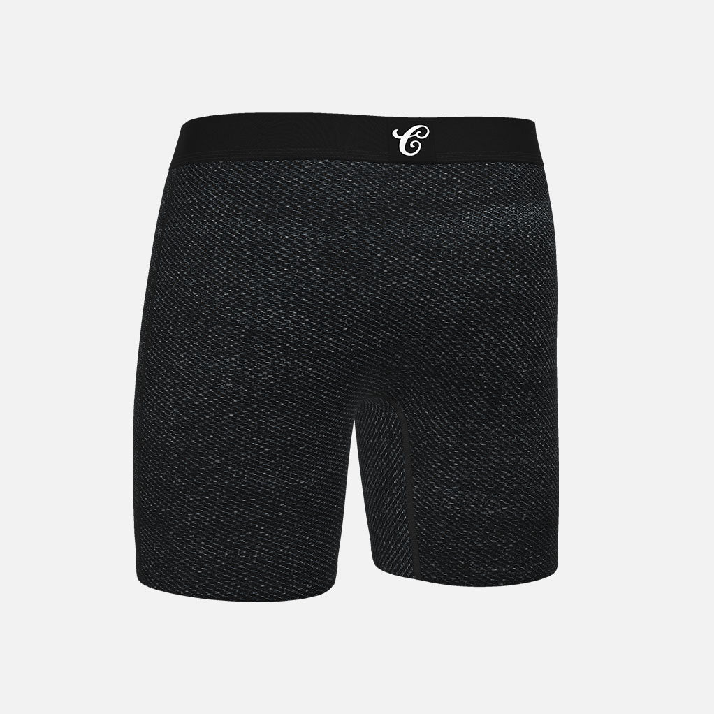 Yellowstone Rip Denim Jacket Mens Brief Shorts