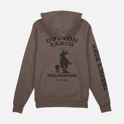 Yellowstone Roper Stringless Pullover Sweatshirt Hoodie
