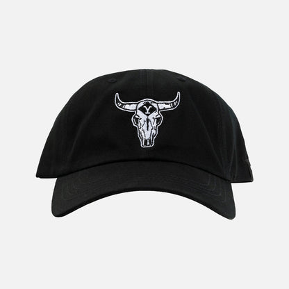 Yellowstone Bull Skull Dad Hat Black