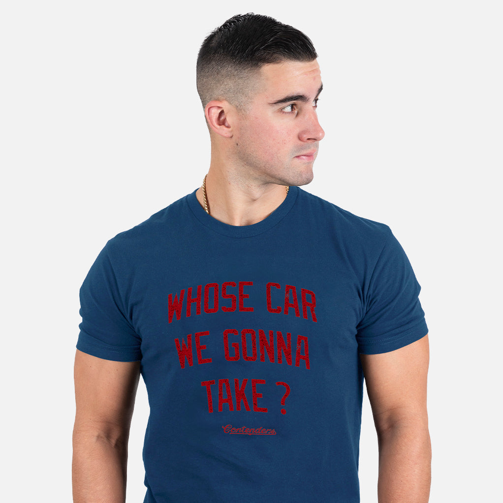 Contenders Whose Car Mens T Shirt