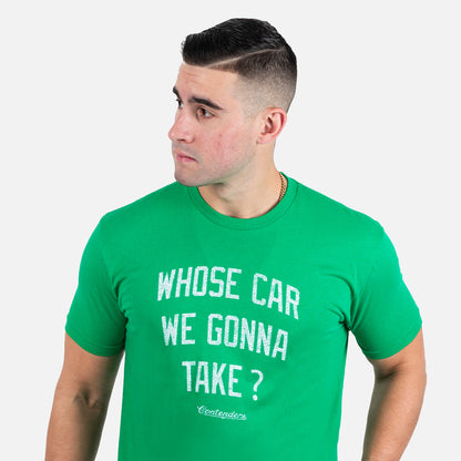 Contenders Whose Car Mens T Shirt