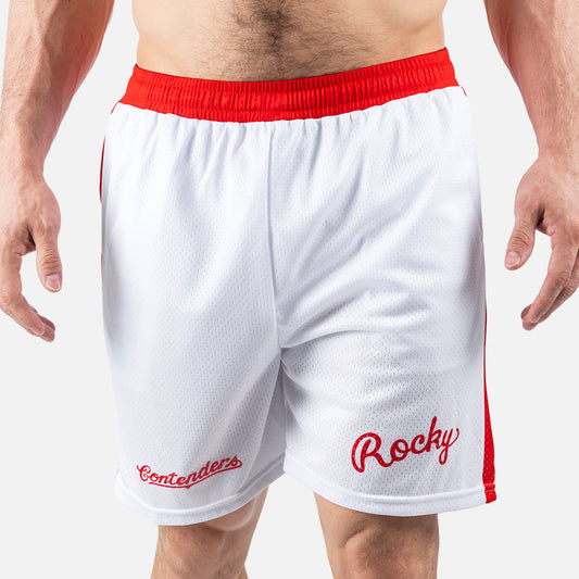 Rocky I Trunk Mens Mesh Active Shorts White