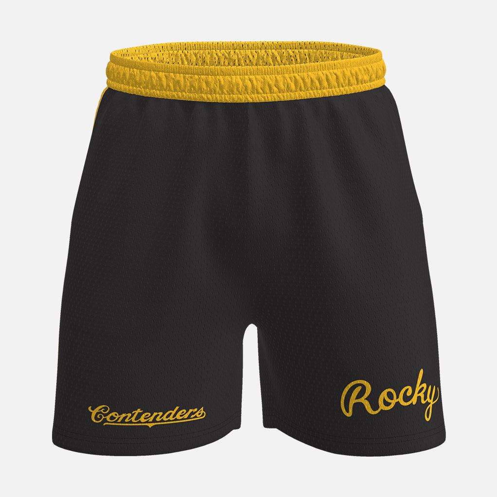 Rocky II Trunk Mens Mesh Active Shorts Black