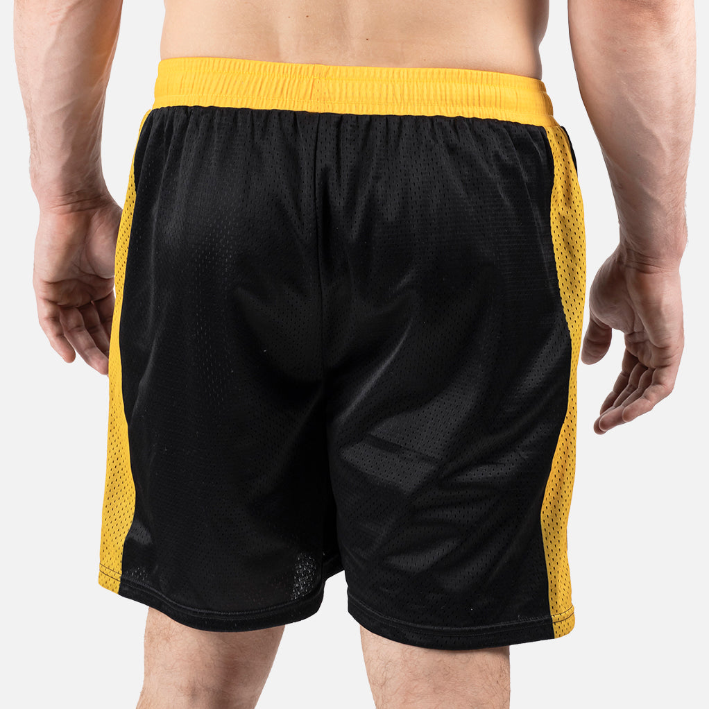 Rocky II Trunk Mens Mesh Active Shorts Black