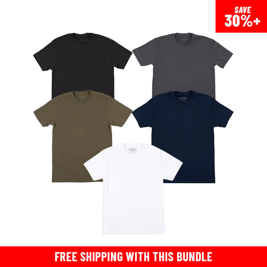 The Money Tee 5 Pack Mens T Shirts