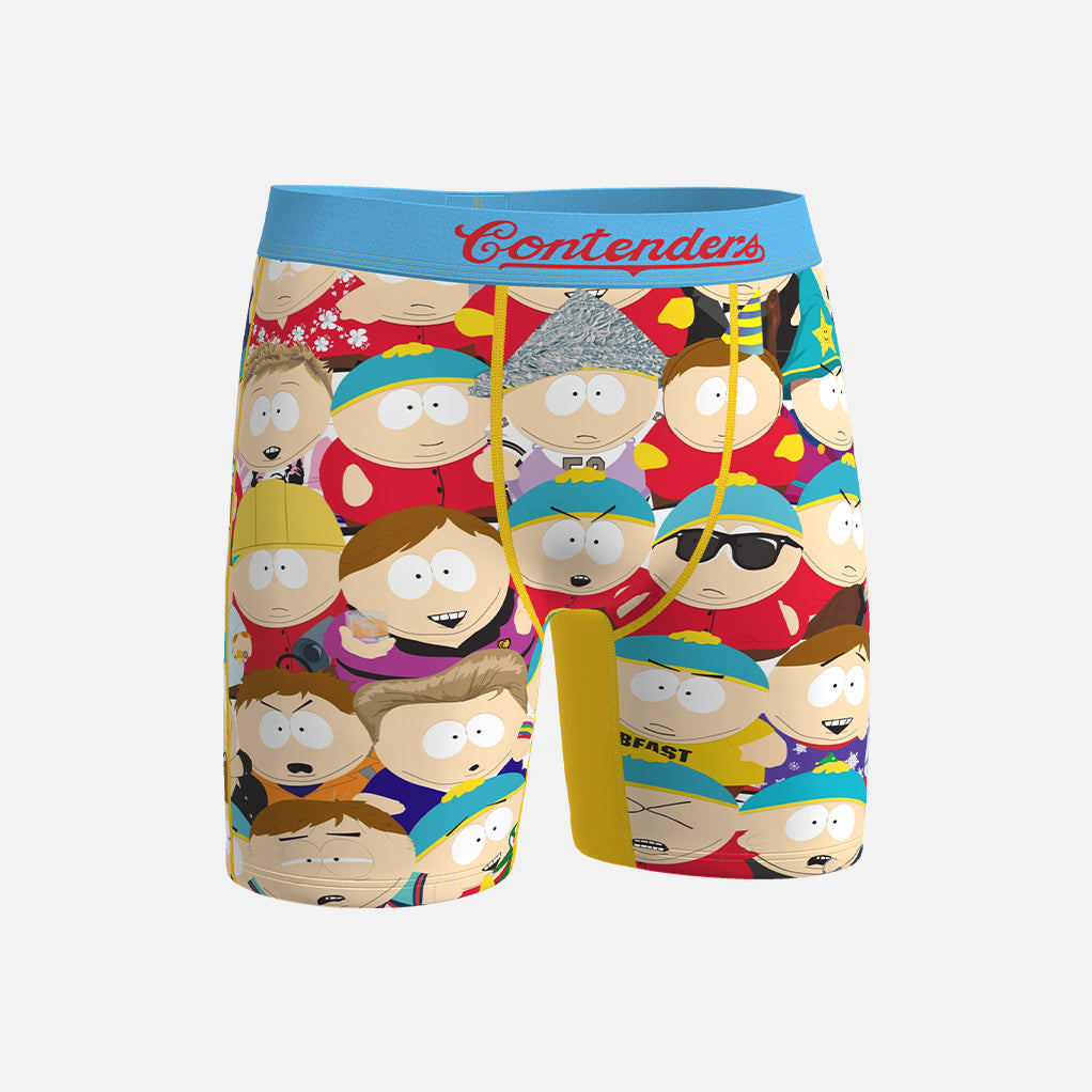 South Park 4 Pack Mens Brief Shorts