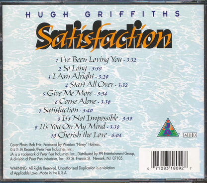 Hugh Griffiths - Satisfaction (marked/ltd stock) Music CD
