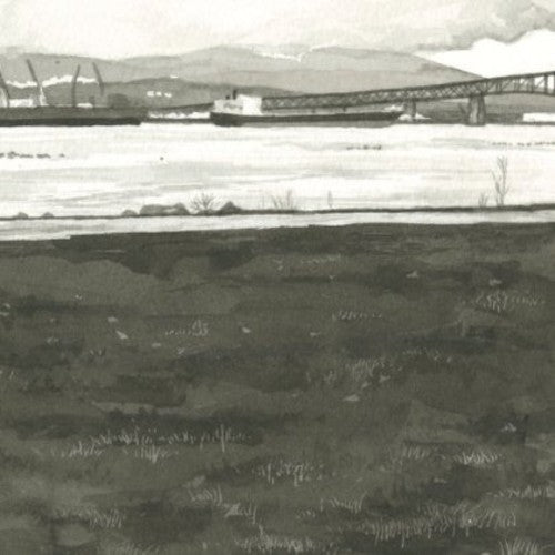 the album cover for Loscil - Sketches from New Brighton
