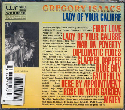 Gregory Isaacs - Lady Of Your Calibre Music CD