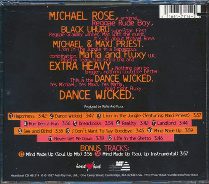 Michael Rose - Dance Wicked (marked/ltd stock) Music CD