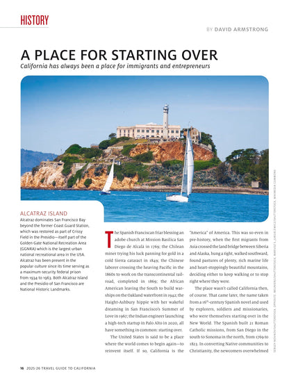 California - 2025 & 2026 Travel Guide: Best Beach Destinations, Top Casinos, Scenic Mountains, Alcatraz Island, Desert Getaways, Best Vineyards & Wineries, National Parks, Hidden Coastal Gems & More!