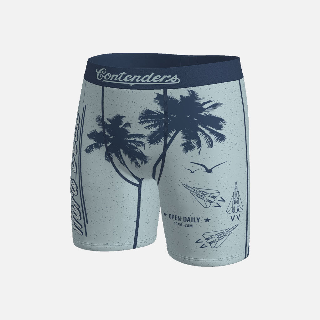 Top Gun Maverick Hard Deck Mens Brief Shorts Blue