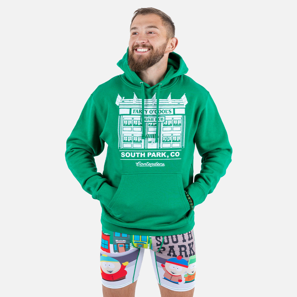 South Park Farty O'cools Pullover Hoodie Sweatshirt Green