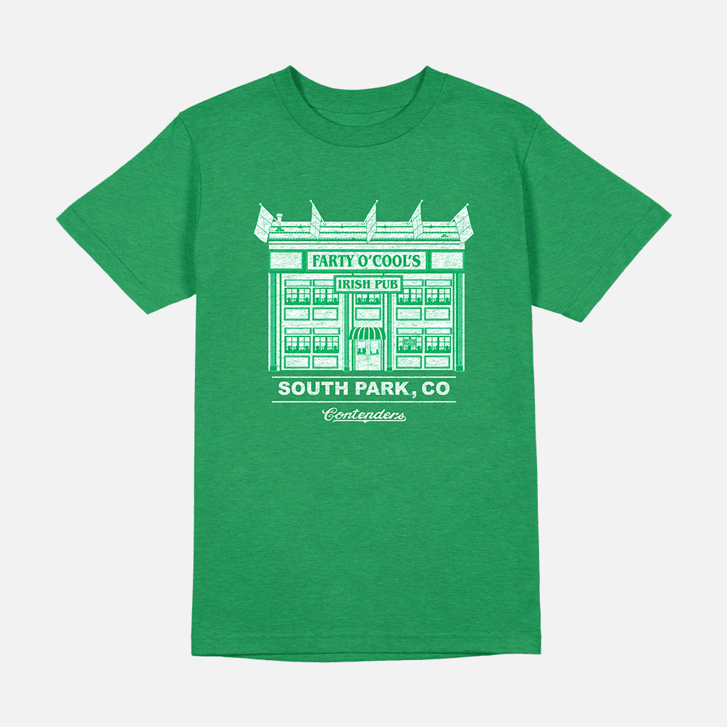 South Park Farty O'cools Mens T Shirt Green