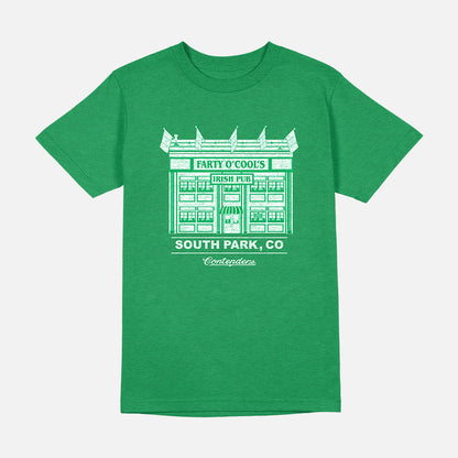 South Park Farty O'cools Mens T Shirt Green