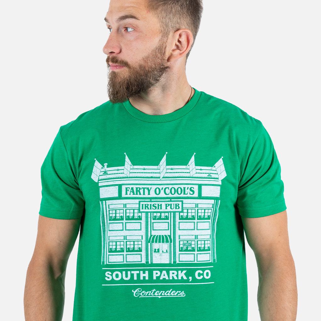 South Park Farty O'cools Mens T Shirt Green