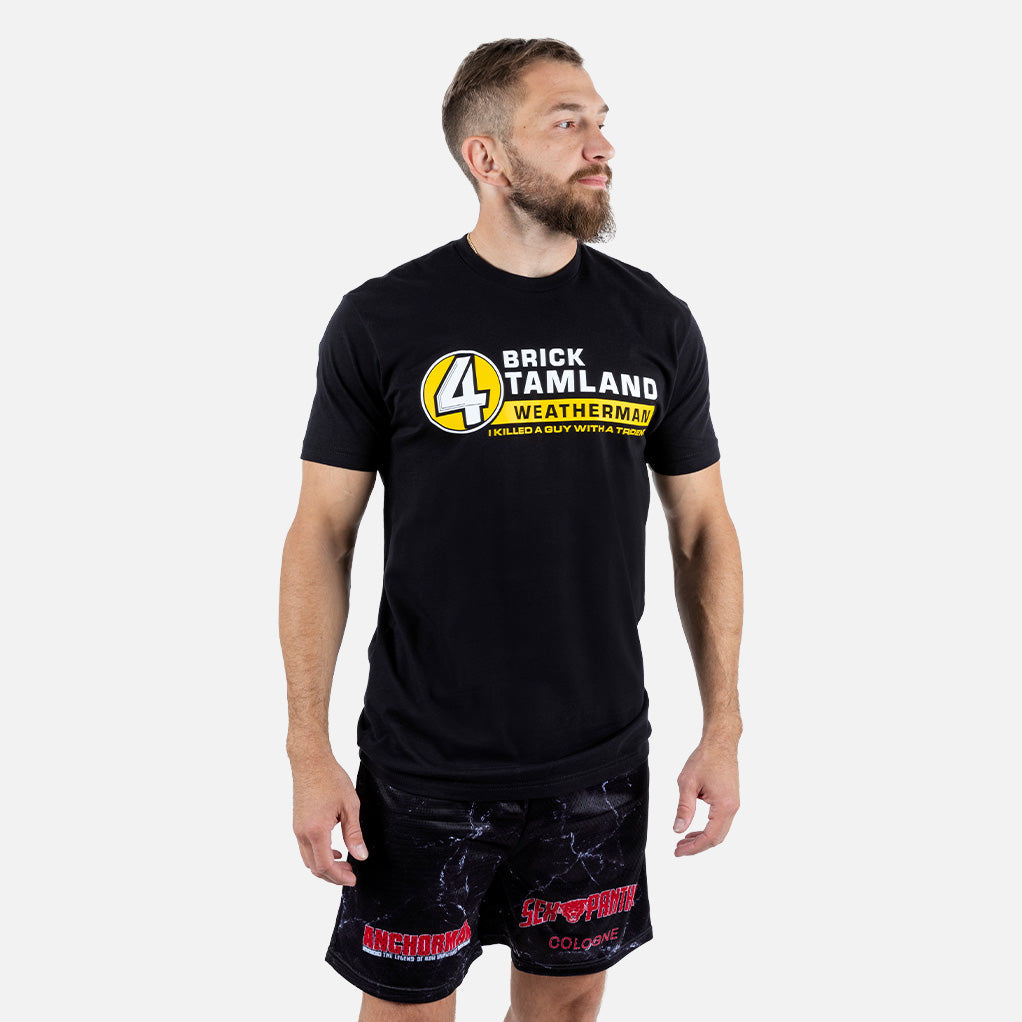 Anchorman The Anchormen Brick Mens T Shirt Black