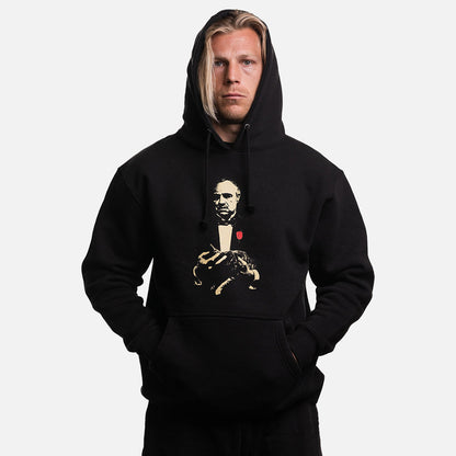 The Godfather Can't Refuse Pullover Hoodie Sweatshirt Black