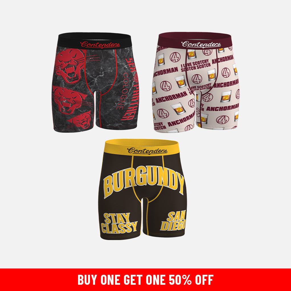 Anchorman 3 Pack Mens Brief Shorts
