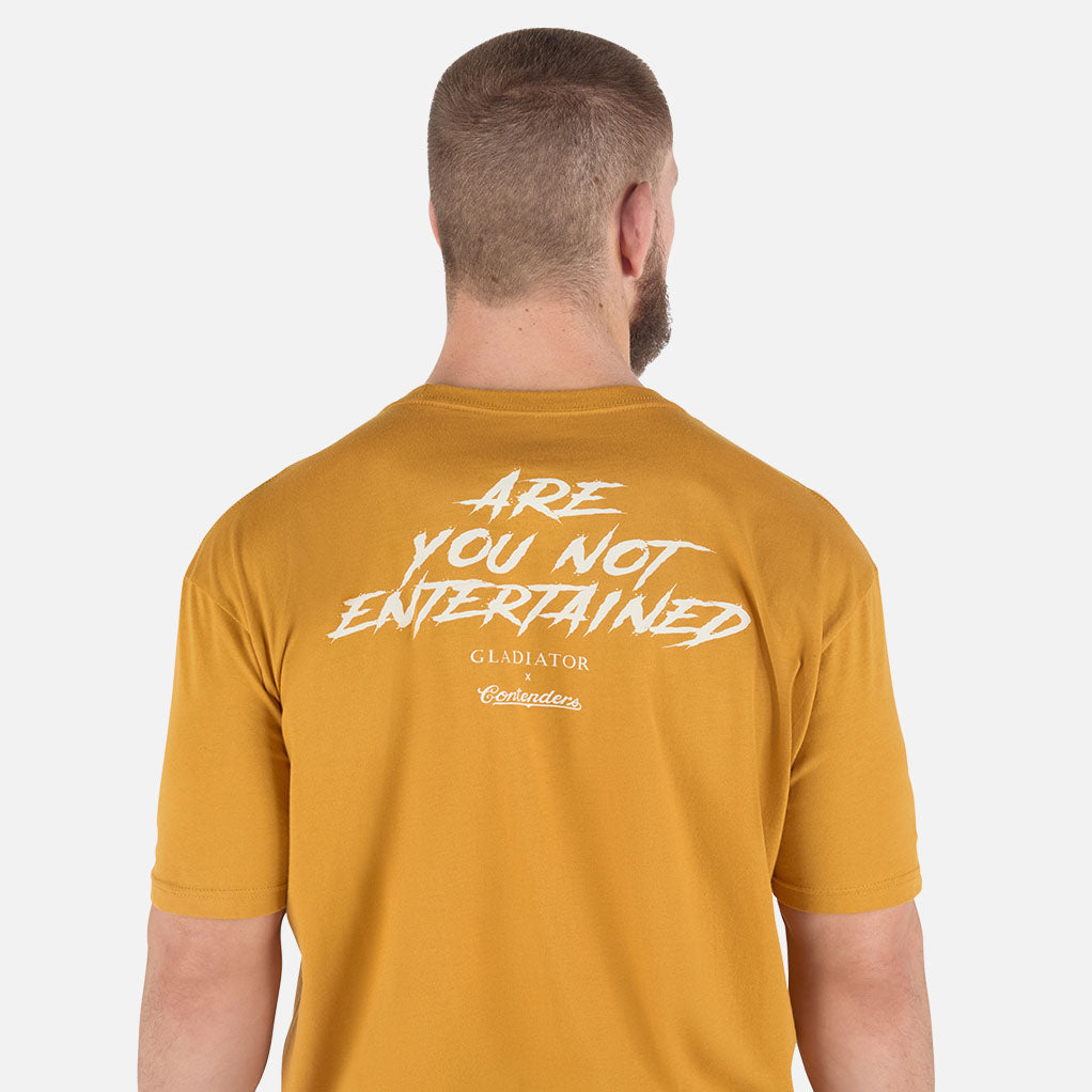 Gladiator Entertained Mens T Shirt