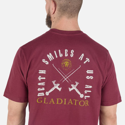 Gladiator Death Smiles Mens T Shirt