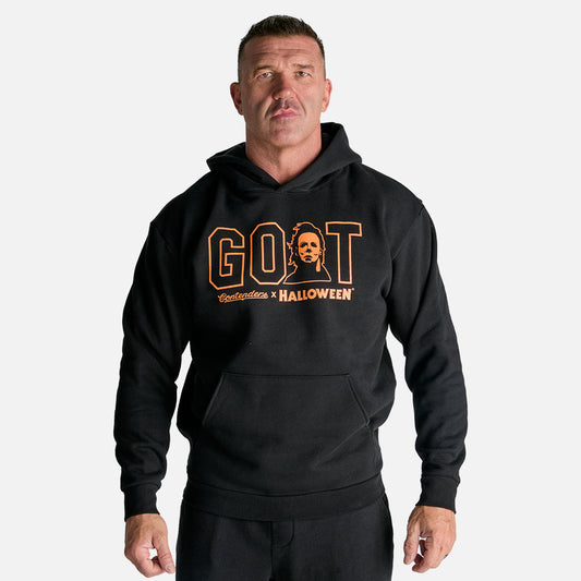 Halloween MM Goat Stringless Pullover Hoodie Black