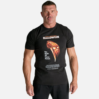 Halloween Poster Short Sleeve Mens T Shirt Black