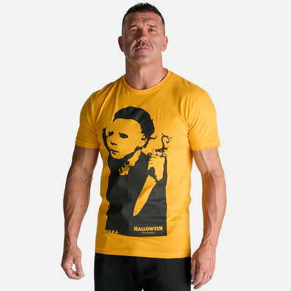 Halloween I See You Stencil Mens T Shirt