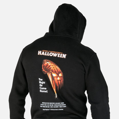 Halloween Poster Mens Zip Up Hoodie Black