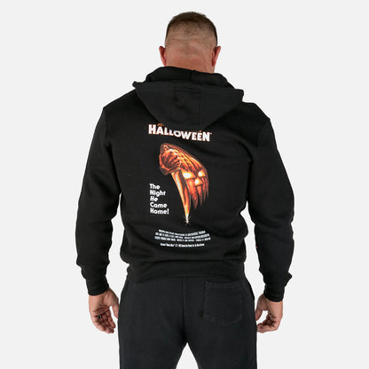 Halloween Poster Mens Zip Up Hoodie Black