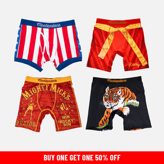Rocky 4 Pack Mens Brief Shorts