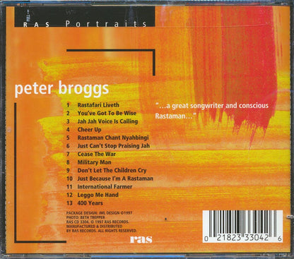 Peter Broggs Ras Portraits marked/ltd stock Music CD