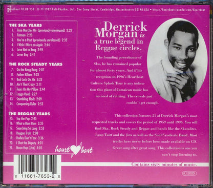 Derrick Morgan - Time Marches On: Sings Ska, Rock Steady & Reggae (21 tracks) (incl. large booklet) (marked/ltd stock) Music CD