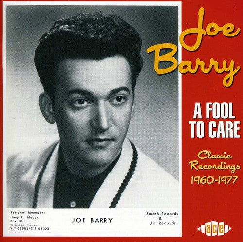 Barry,joe - Fool To Care - Music CD