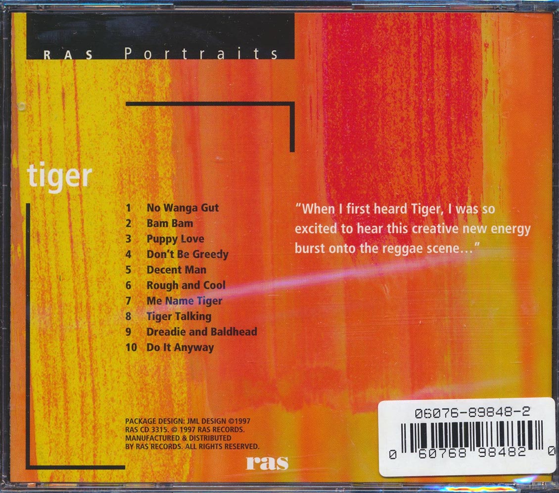 Tiger - Ras Portraits Music CD