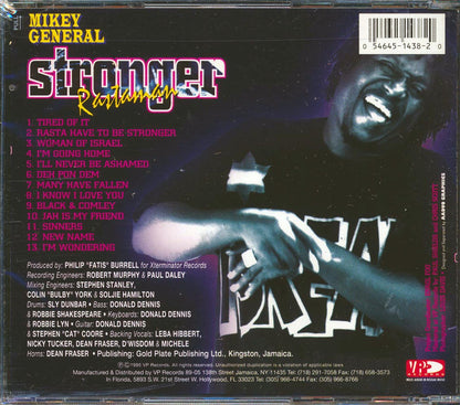 Mikey General - Stronger Rastaman Music CD