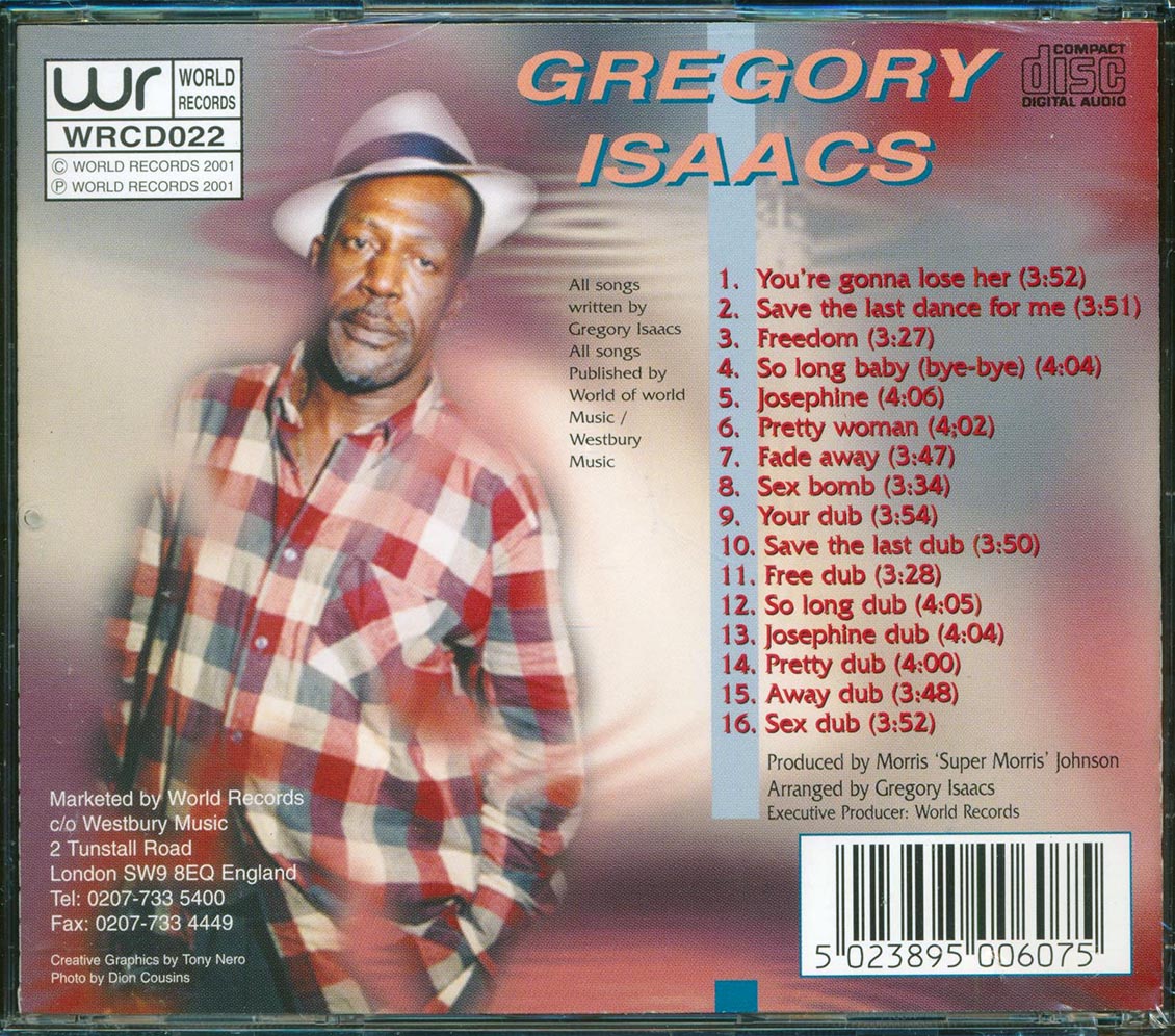 Gregory Isaacs - Ultimate Hits Music CD