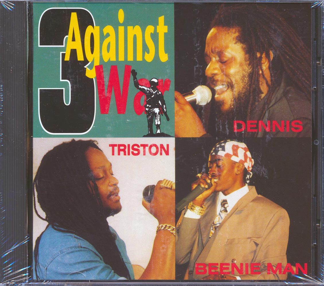 Dennis Brown, Triston Palmer, Beenie Man - 3 Against War Music CD
