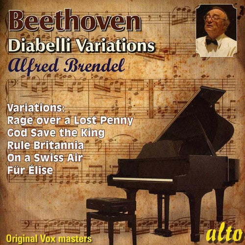 the album cover for Alfred Brendel - Diabelli Variations