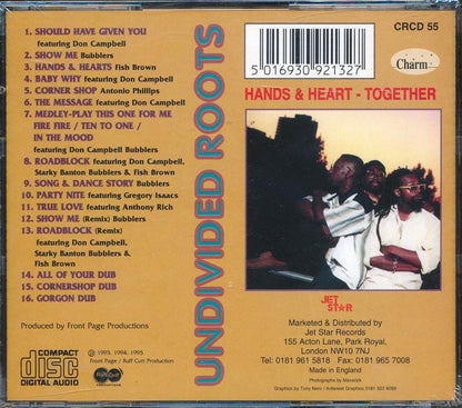 Undivided Roots - Hands & Hearts Together Music CD