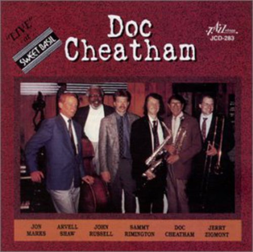 the album cover for Doc Cheatham - Live at Sweet Basil