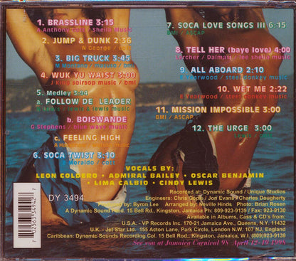 Byron Lee & The Dragonaires - Socarobics Music CD