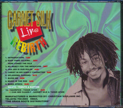 Garnett Silk - Live Rebirth Music CD