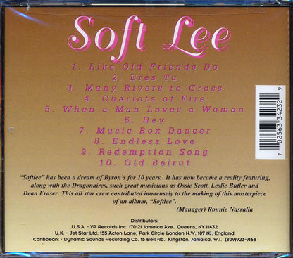 Byron Lee & The Dragonaires - Soft Lee Volume 1 Music CD