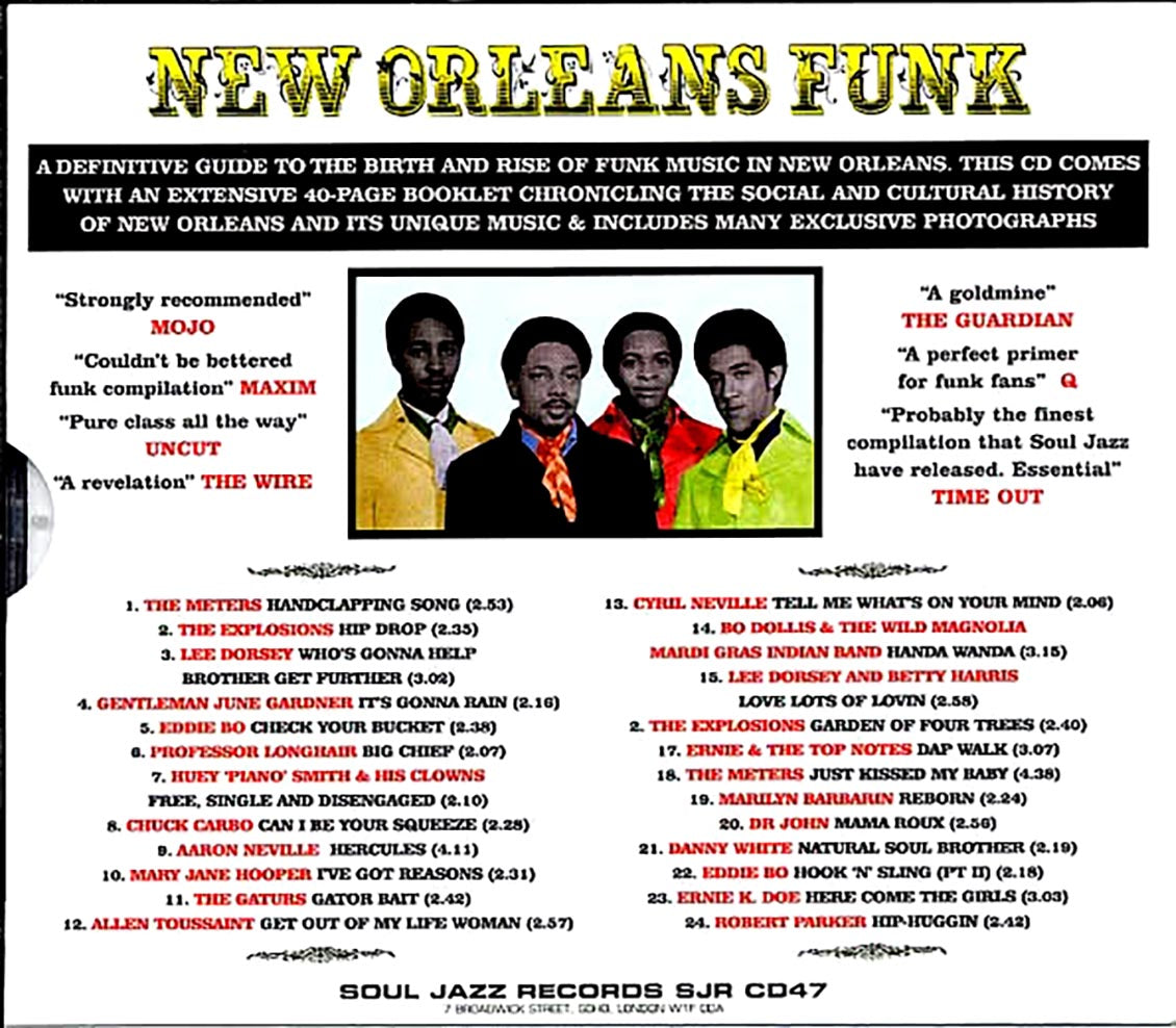 Eddie Bo, The Meters, Dr. John, Allen Toussaint, Etc. - New Orleans Funk (24 tracks) (incl. large booklet) Music CD